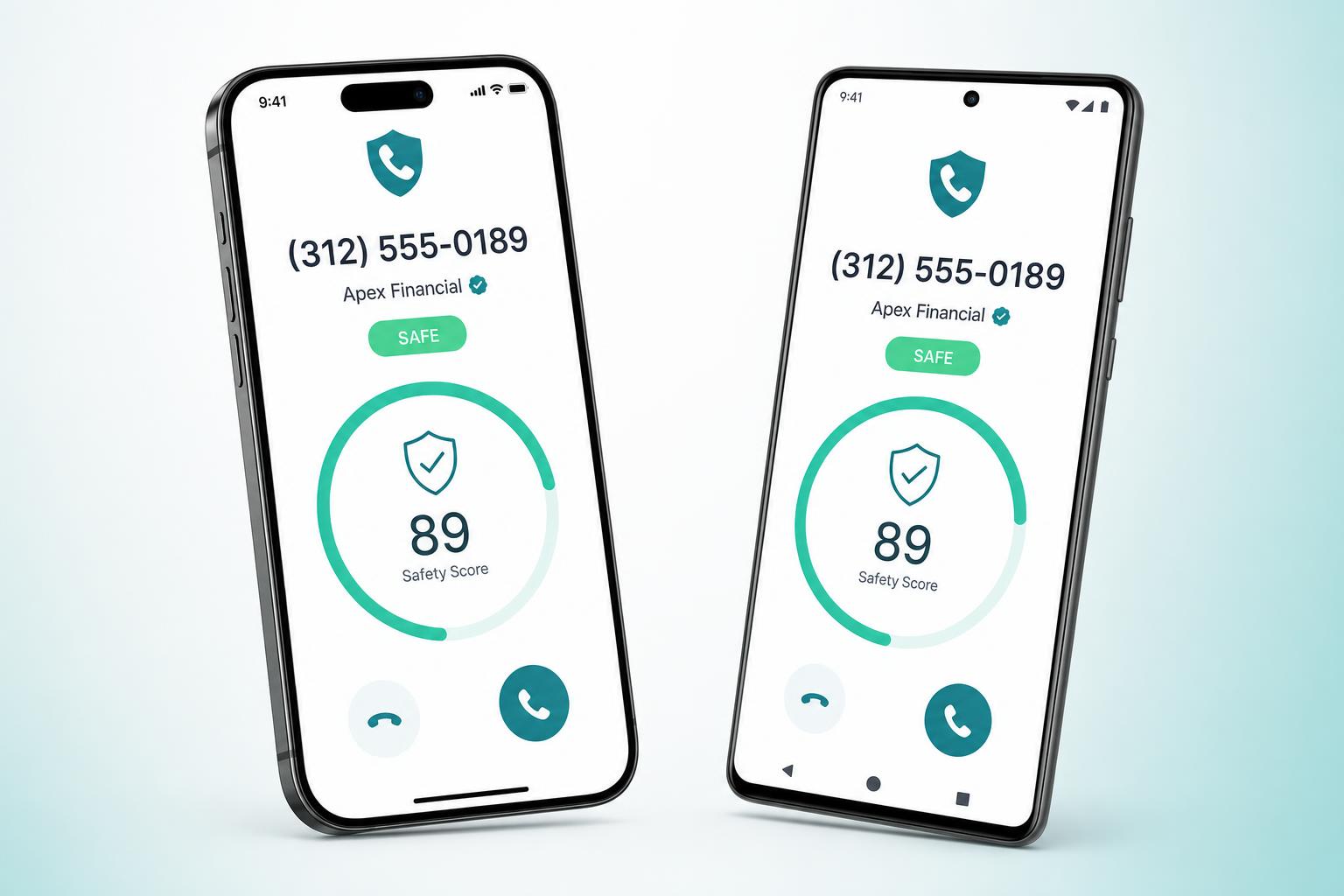 Nummeropslag-app på iOS og Android